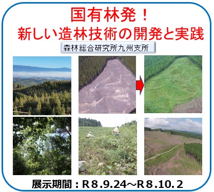 国有林発！新しい造林技術の開発と実践