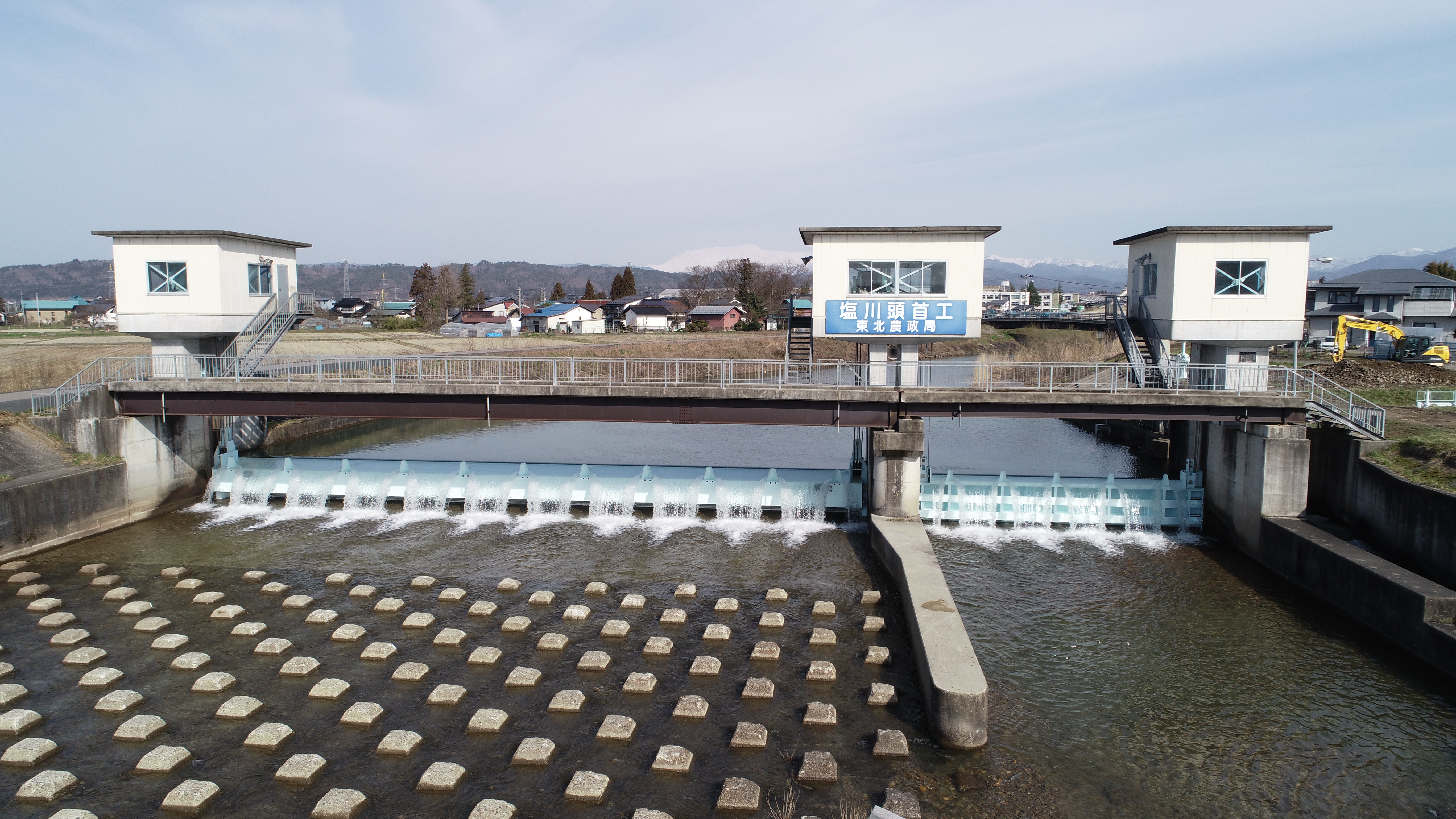 塩川頭首工 施工後