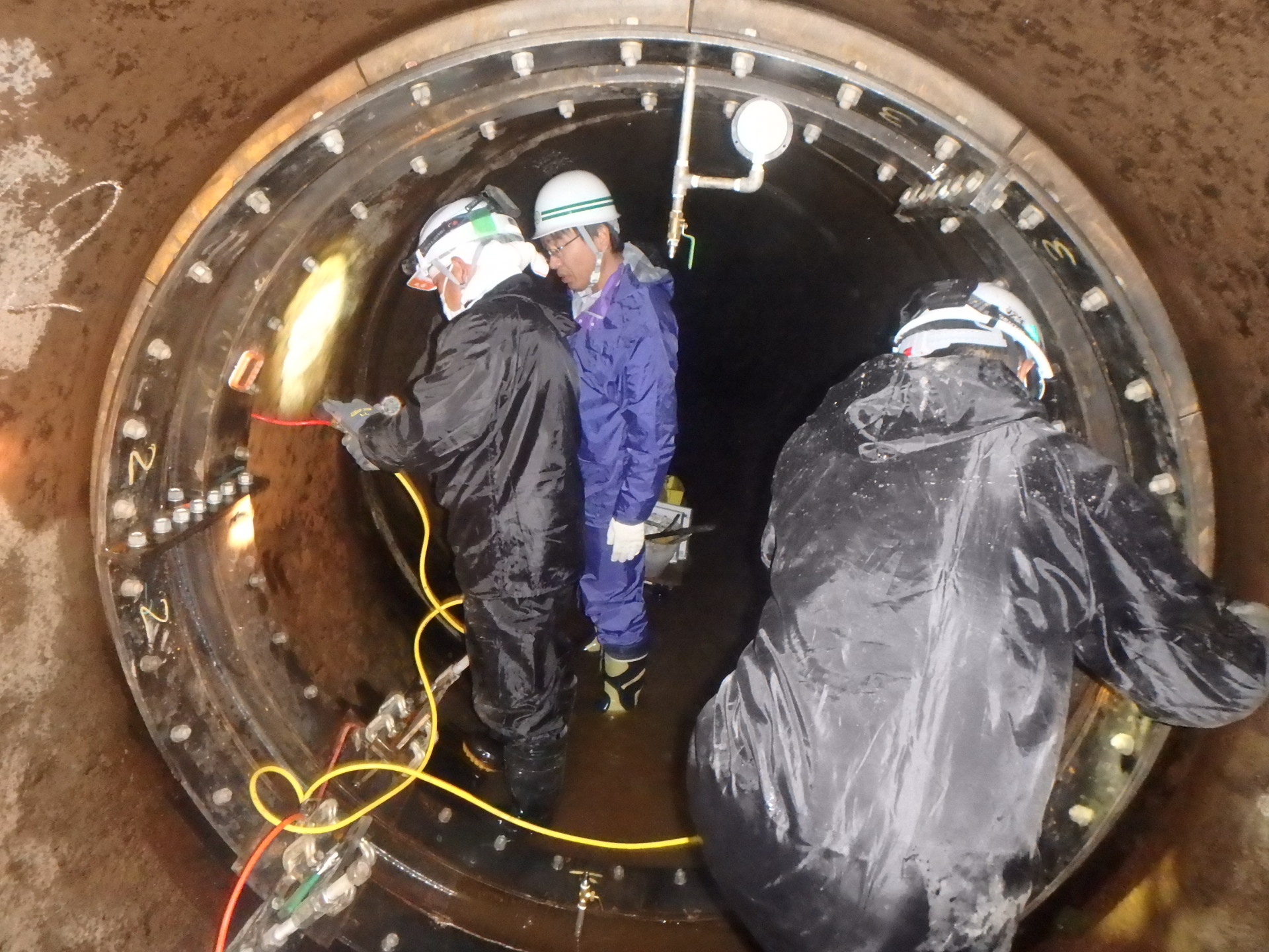 継ぎ目試験状況