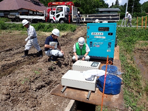 ポンプの設置状況