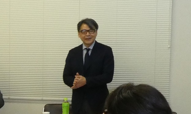 輸出等について講演を行う奥平地方参事官（10月22日撮影）