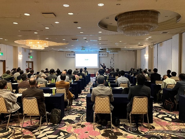 講演の様子（10月29日撮影）