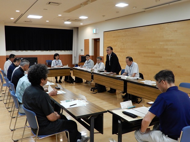 指定棚田地域振興協議会との意見交換の様子