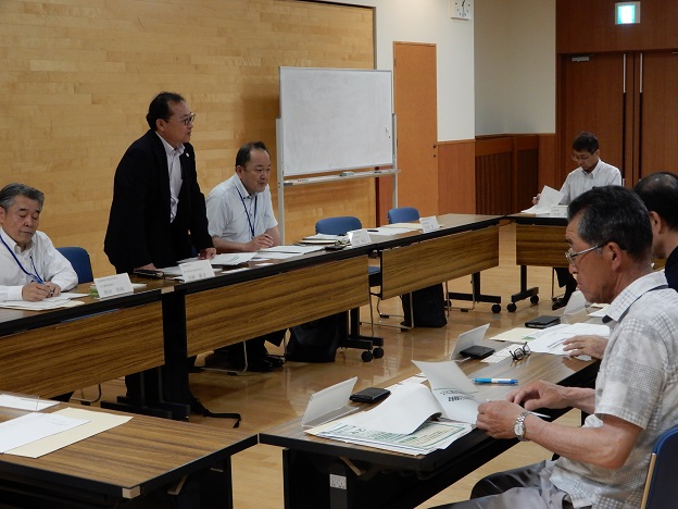 指定棚田地域振興協議会との意見交換の様子