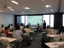 模擬商談の様子