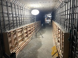 令和6年西部幹線水路施工中